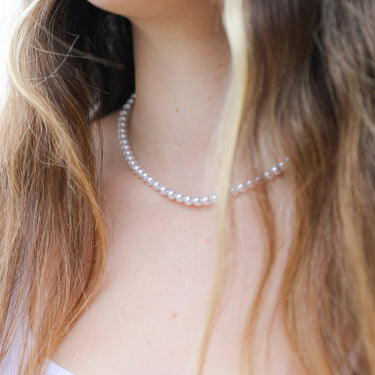 Gold Pearl Necklace